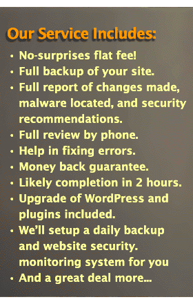 Has Your Website or WordPress Web Site Been Hacked?