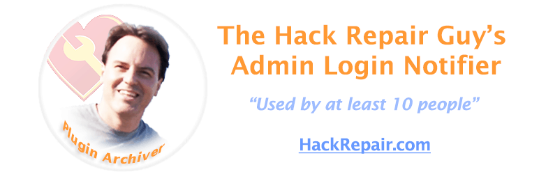 The Hack Repair Guy's Admin Login Notifier