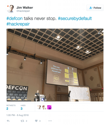 DEFCON 2016, The Hack Repair Experience