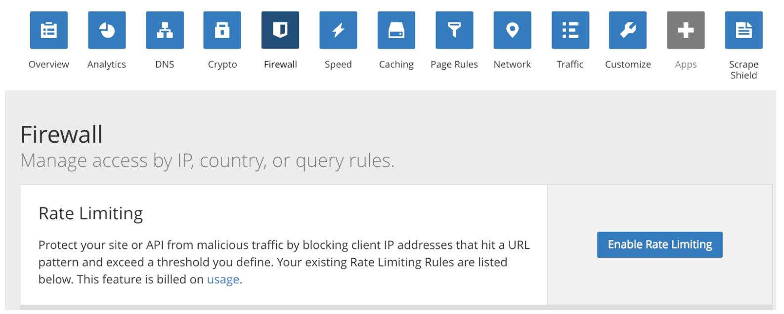 Cloudflare Rate Limiting