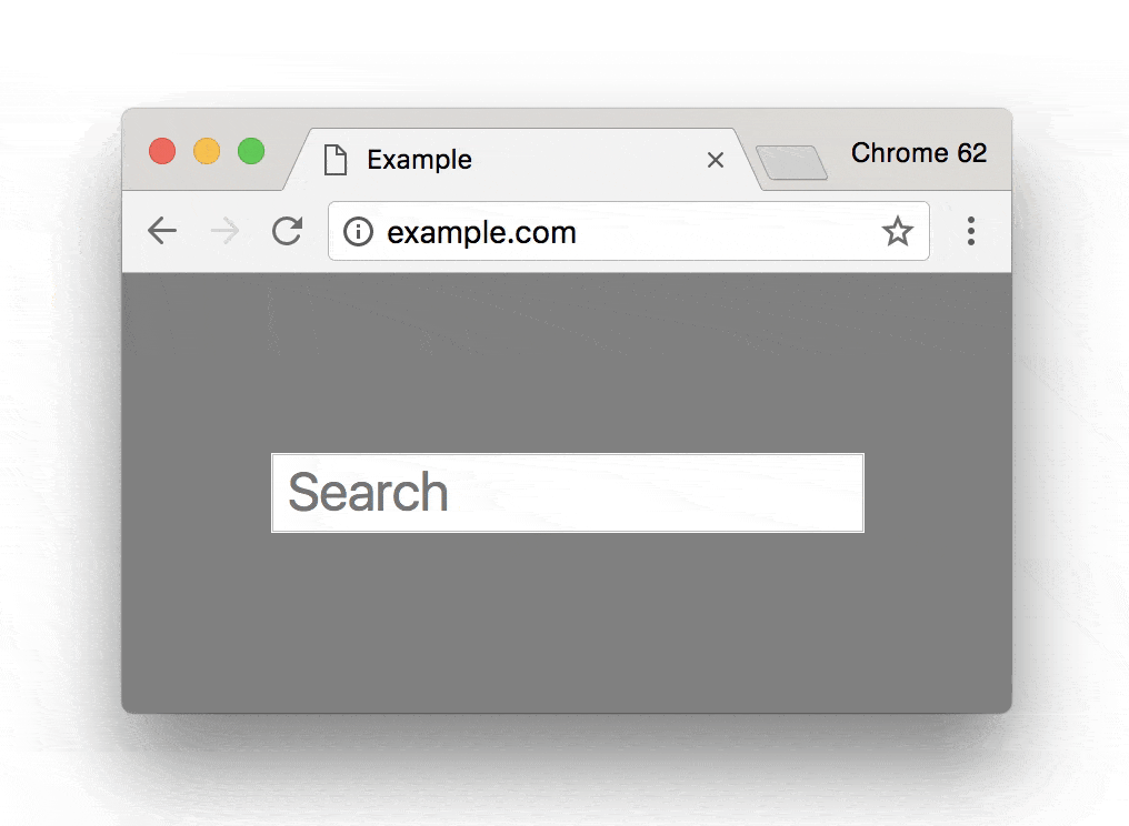 Treatment of HTTP pages with user-entered data in Chrome 62