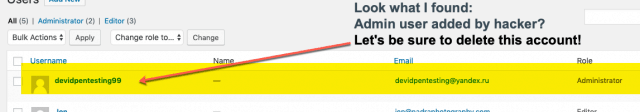 Hacker Administrator User Found!