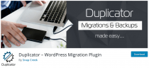 Duplicator Plugin