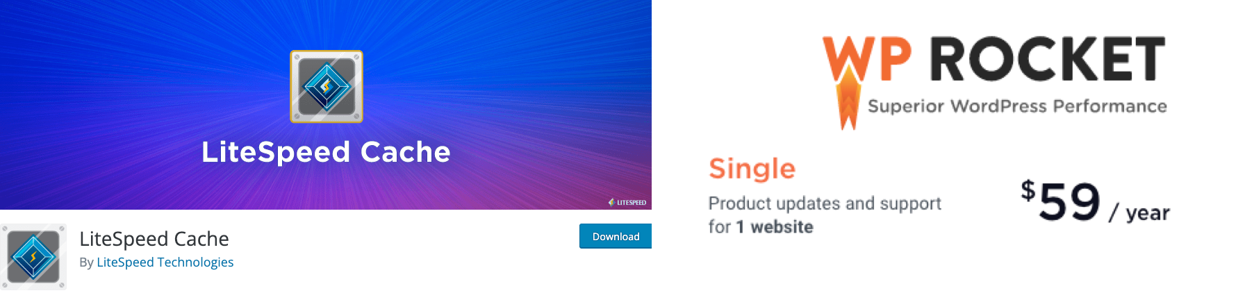 LiteSpeed Cache vs. WP Rocket