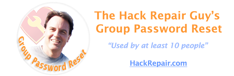 The Hack Repair Guy's Group Password Reset Plugin