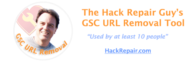 Google Search Console Bulk URL Removal Tool